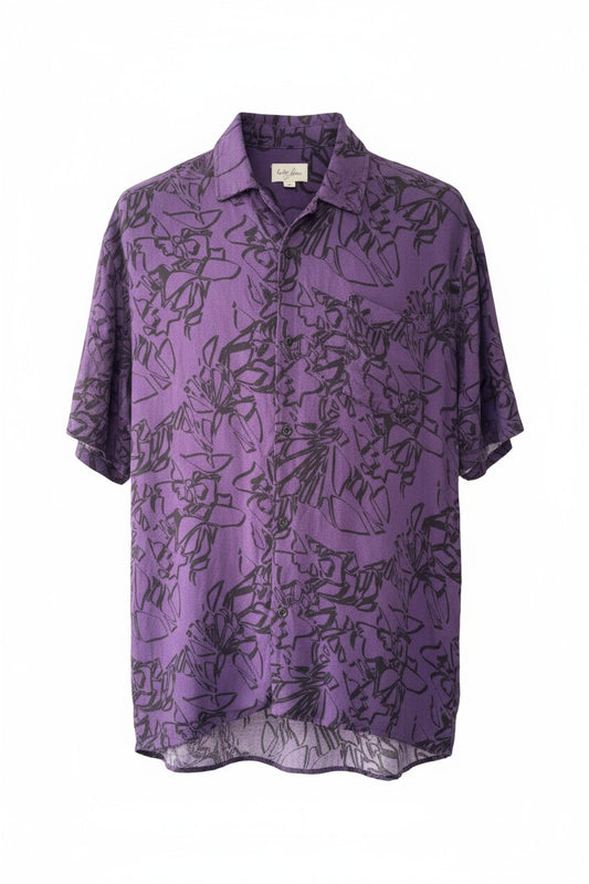 Funky Retro Vintage Purple Shirt